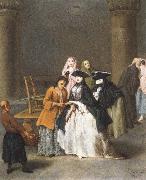 Pietro Longhi A Fortune Teller at Venice USA oil painting artist